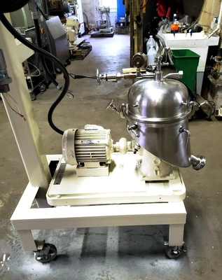 Westfalia SAOOH 205 pilot plant separator, 316SS.