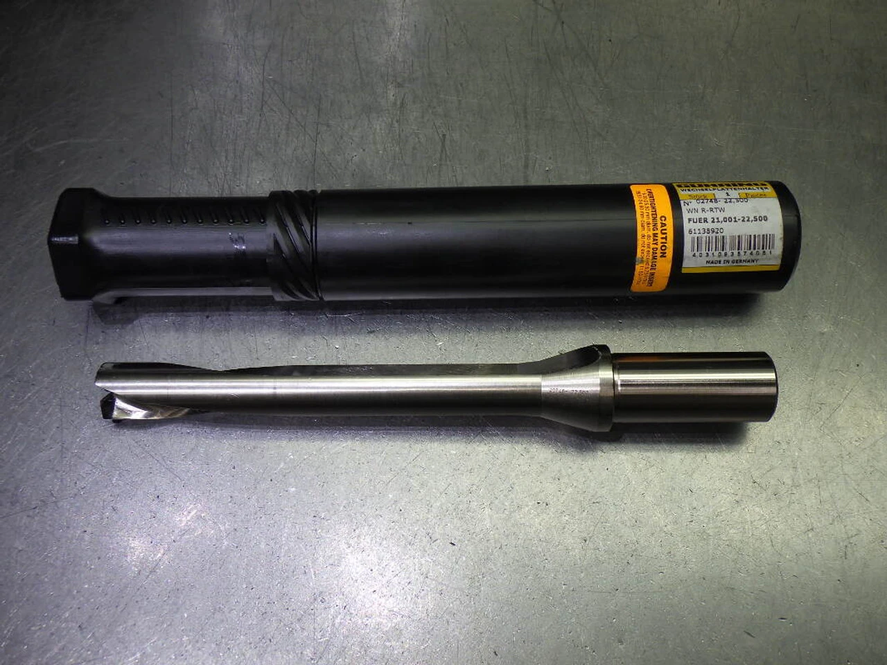 Guhring 22.5mm Coolant Thru Drill 25mm Shank 02748-22,500 (LOC3528B)