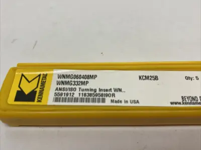 USED KENNAMETAL KENLOC™ INSERT W STYLE, NEGATIVE, WNMG060408MP