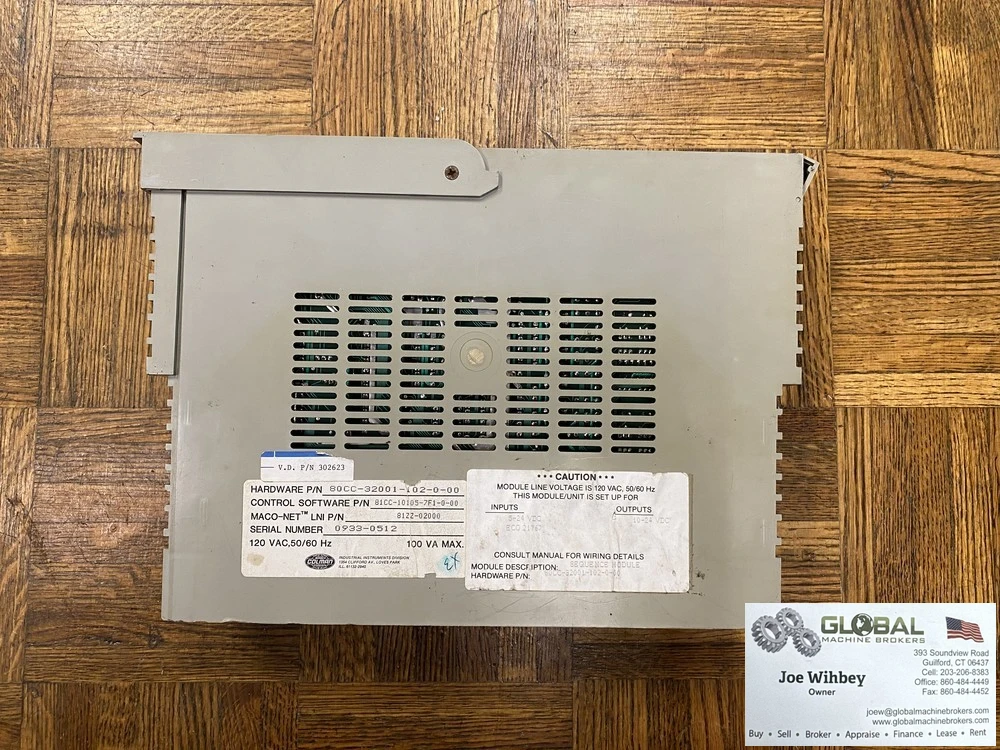 Barber Colman Co 80CC-32001-102-0-00 120Vac 50/60Hz Process Sequence Module
