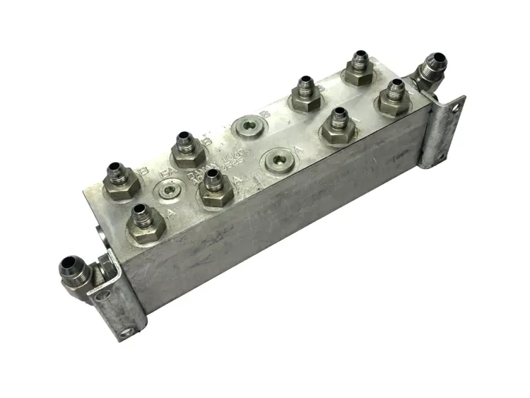 Used Daman Aluminum Directional Valve Manifold 5-Station 3000PSI Parts (Hydraulics and Pneumatics) Michigan US | Maverick Industrial Sales #1393353