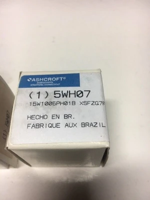 NEW ashcroft 5WH07