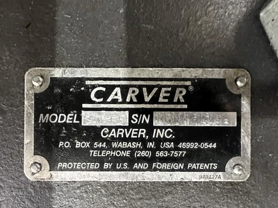 USED CARVER CARVER 3693 PRESS