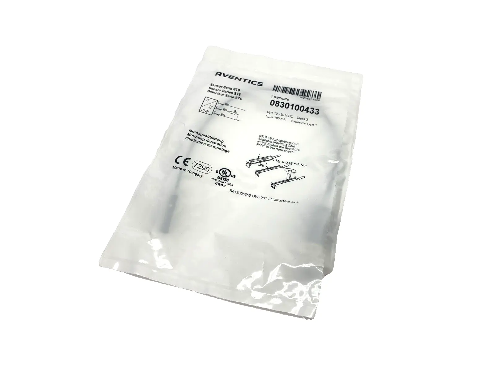 0830100433 | Aventics  Sensor Series ST6 - New