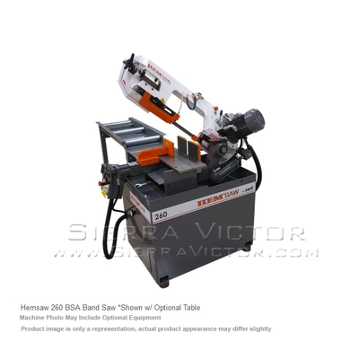 HE&M 260BSA Horizontal Bandsaws Semi Auto | Sierra Victor Industries (19)