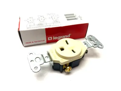 New | in-Stock Legrand Commercial Grade Single Outlet Receptacle Electrical Fittings Michigan US | Maverick Industrial Sales #1401021