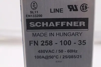 SCHAFFNER FN258-100-35 / FN25810035 USED UNIT STOCK 5070