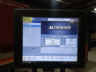 Used 2007 ACCURPRESS 710012 Press Brakes Illinois US | Revelation Machinery #1369362