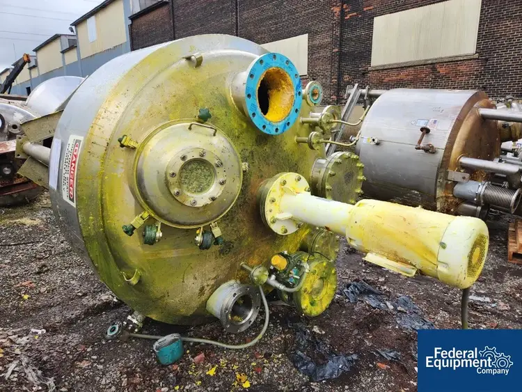 Used Stainless Fabrication 600 Gal SFI Mix Kettle, 304 S/S, 15/150# Stainless Steel Tanks Ohio US | Federal Equipment Company #126754
