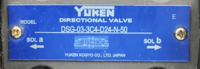 USED YUKEN DSG-03-3C4-D24-N-50