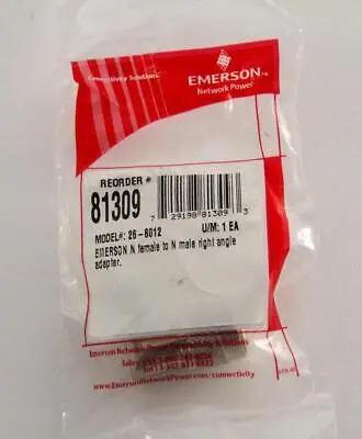 NEW Emerson ["26-8012", "81309"]