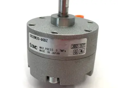 Used SMC Pneumatic Rotary Actuator Double-Acting, Double Shaft, 20mm Rotary Actuators Michigan US | Maverick Industrial Sales #1394898