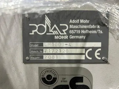 USED 2000 POLAR 137ED-AT AUTOTRIM GUILLOTINE PAPER CUTTING LINE