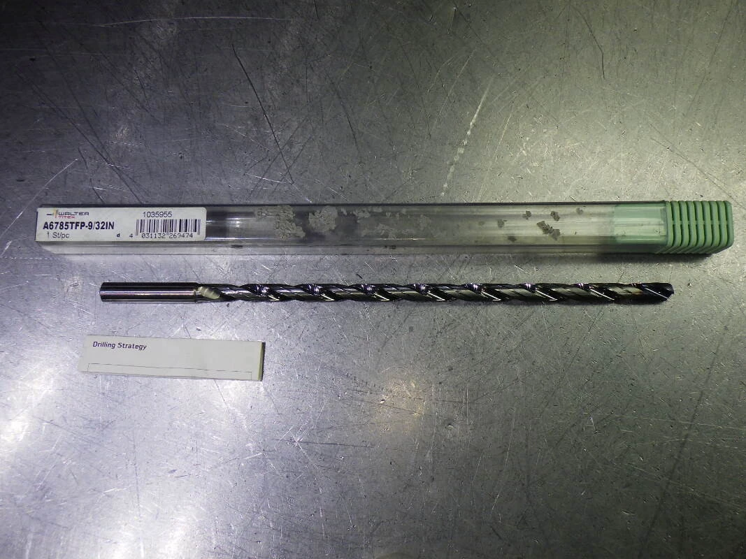 Walter 9/16" Coolant Thru 20xD Carbide Drill 8mm Shank A6785TFP-9/32IN (LOC1976A)