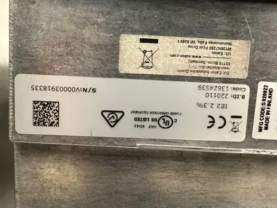 Eaton Corporation SVX020A2-4A1B1 SVX9000 Nema Type 12 (8.5.3)