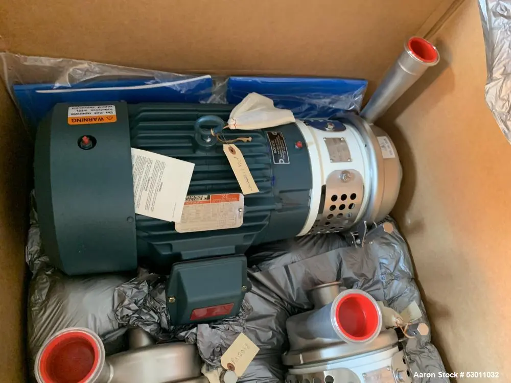 Unused APV Crepaco W30/25 Stainless Steel Centrifugal Pump – 155 GPM, 7.5 HP, 2.5" Inlet & 2" Outlet