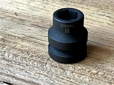 Expert E041727 12mm 12 Point Deep Socket Metric Stubby