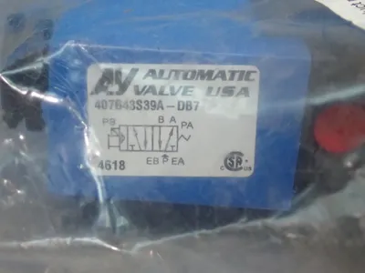 Used AUTOMATIC VALVE INC 407643S39ADB7 Solenoid Valves Ohio US | HGR 24 #1085079
