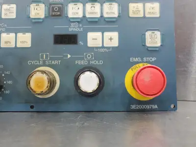 USED FANUC 3E2000979A Operator Panel w/A16B-2201-0115/01A Control Board