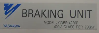 NEW YASKAWA ELECTRIC CDBR-4220B BRAKING UNIT CDBR4220B