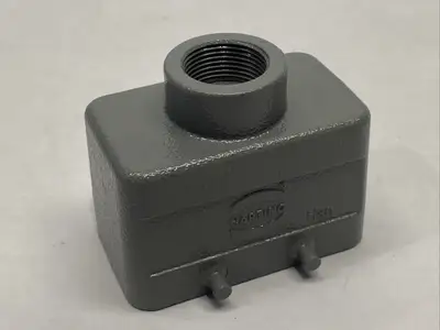 Han B Hood Top Entry LC 4 Pegs PG 16,09300101421 | Harting Han B Hood Top Entry LC 4 Pegs PG 16 Connector Housing 09300101421 - New Other