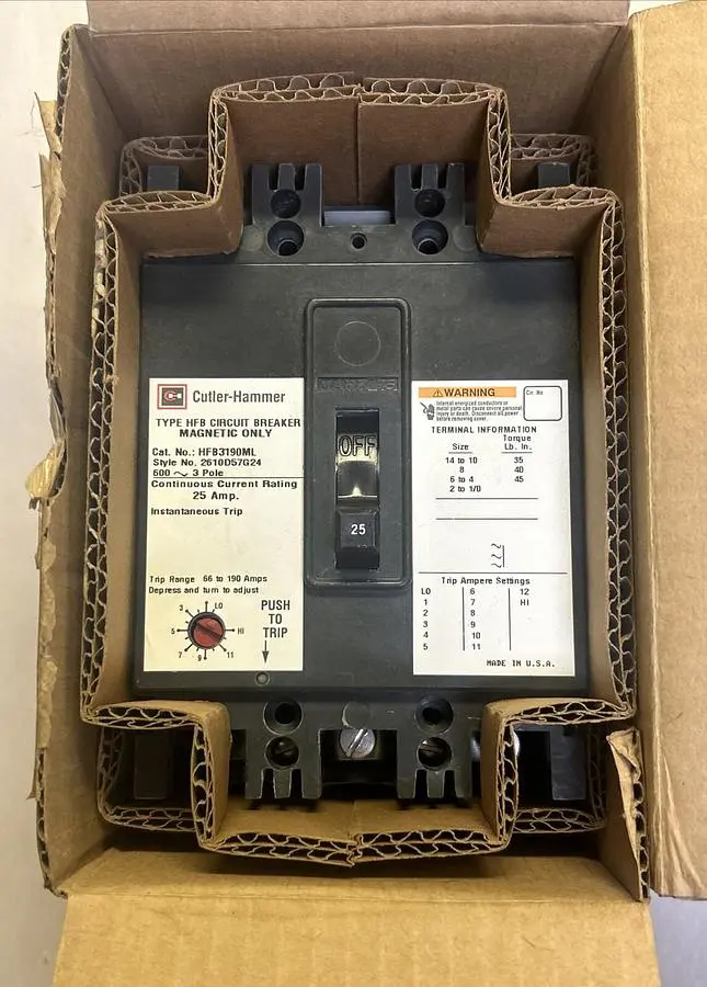 Used EATON HFB3190ML Miscellaneous Equipment (Electrical & Power) | Surplus Asset Holdings #1203481