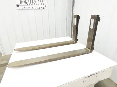 Bolzoni BX1250X500 A 4x42" Class 2 Steel Forklift Forks 16" Carriage 1-Pair