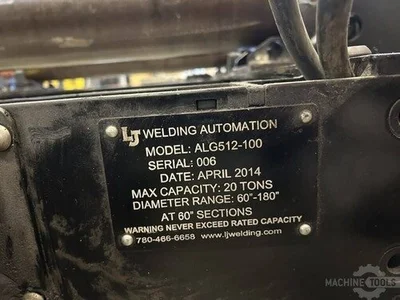 USED LJ WELDING AUTOMATION ALG-512-100-4