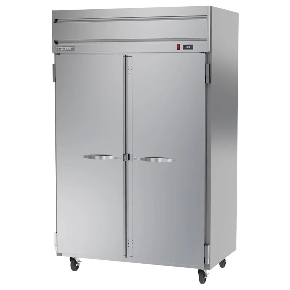 Beverage-Air HF2HC-1S 52" Horizon Series Two Section Reach In Freezer, (2) Left/right Hinge Solid Doors, 115v
