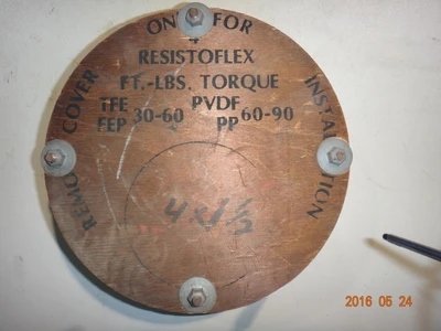 4"x1.5" Resistoflex, PTFE Lined, Reducing Flange150