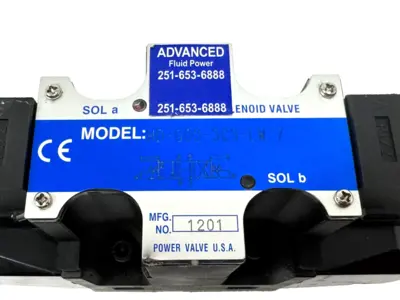 NEW ADVANCED FLUID POWER HD-G03-3C3-LW-7 SOLENOID POWER VALVE 1201