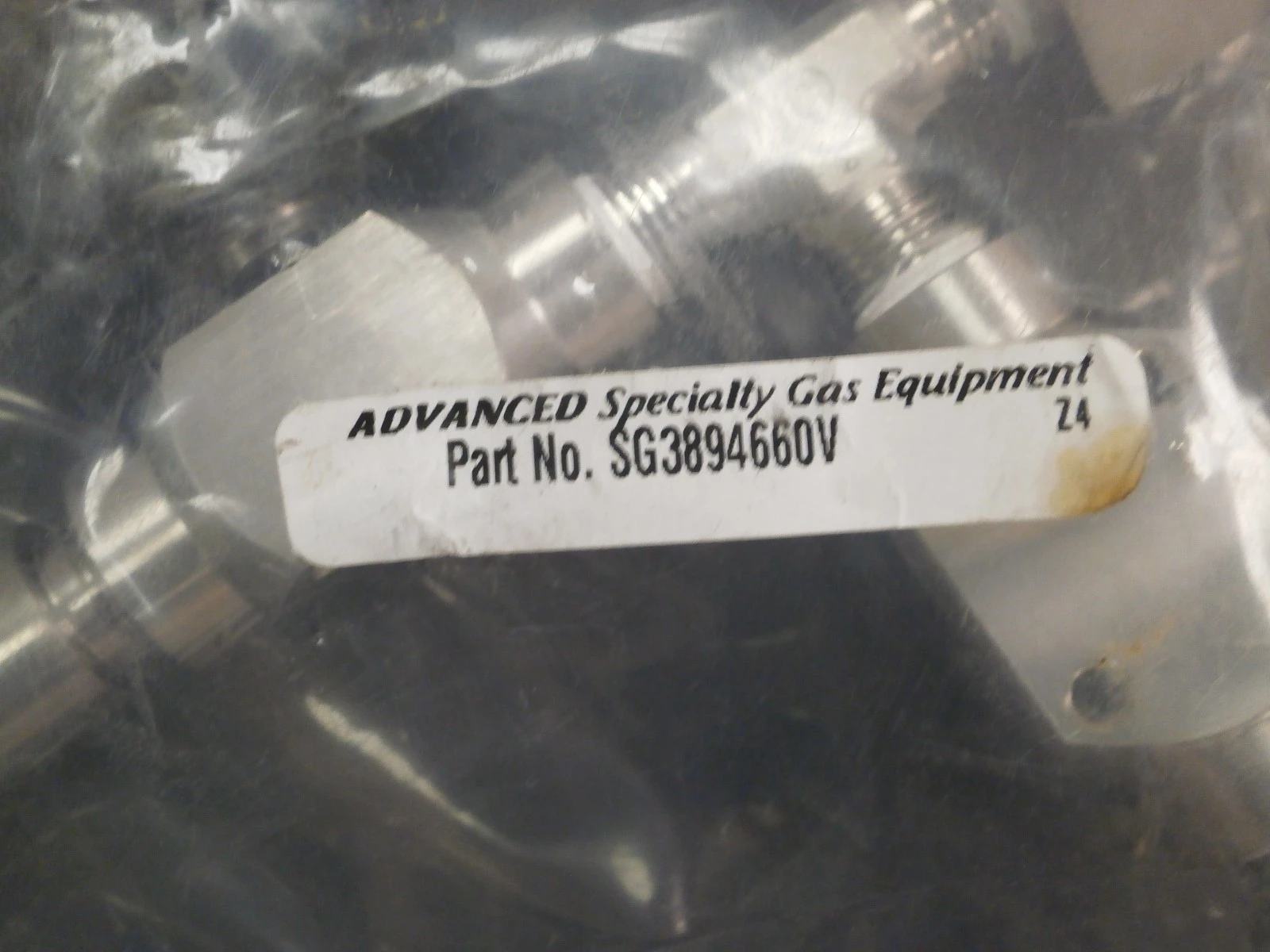 NEW ADVANCED SPECIALTY GAS EQUIPMENT SG3894600V  TEE PURGE ASSEMBLIES