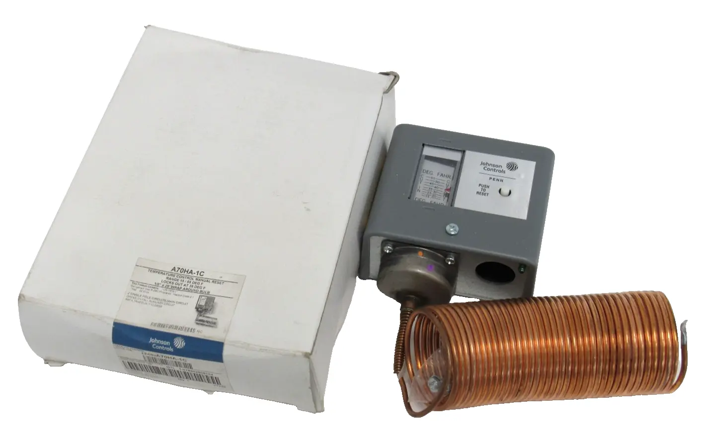 NEW JOHNSON CONTROLS A70HA-1C TEMPERATURE CONTROL A70HA1C