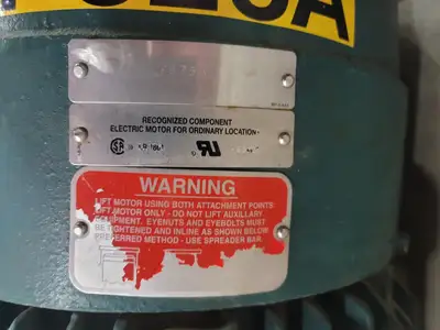 50 hp, 460 volts, 1775 rpm, 326LP Electric Motor