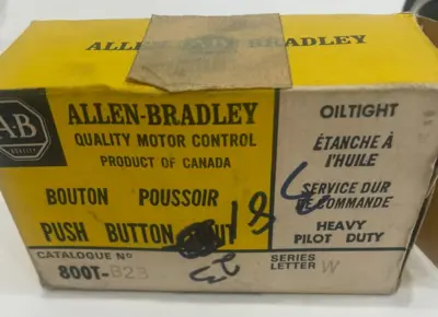 ALLEN BRADLEY 800T-B2B PUSH BUTTON UNIT SER. A 800TB2B