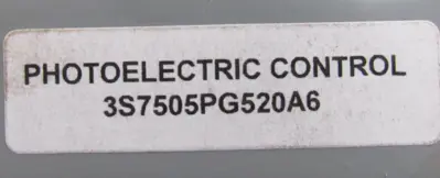 NEW GENERAL ELECTRIC 3S7505PG520A6 PHOTOELECTRIC CONTROL 3S7505KF124A1
