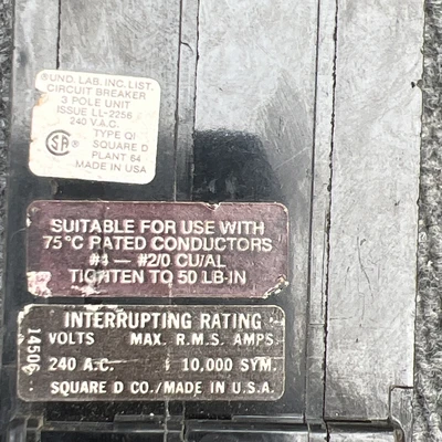 New | in-Stock Square D Q1380 Circuit Breakers California US | Davliegogo LLC #1707086
