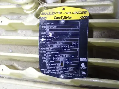 USED BALDOR EM4106T