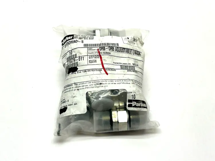 New | in-Stock Parker 8 F5OHAO-S Plumbing Equipment Michigan US | Maverick Industrial Sales #1489529