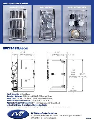 LVO RW-1548 Rack Washer | Harvest Equipment and Fabrication Inc (9)