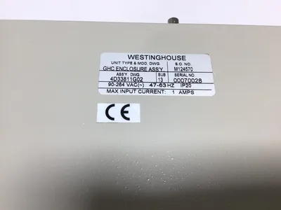 Westinghouse 4033810/4D33811G02 WEStation DT Controller GHC Enclosure Assy 47-63Hz