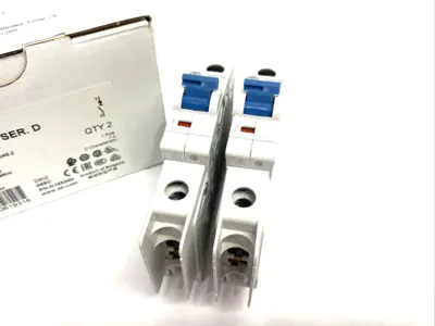 USED ALLEN-BRADLEY SER. D CIRCUIT BREAKER 1-POLE 7A