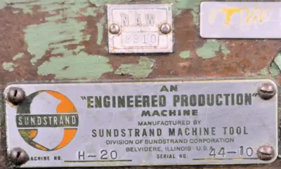 SUNDSTRAND H-20 Rotary Surface Grinders | Mohawk Machinery (9)