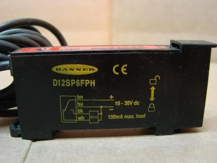Used BANNER ENGINEERING D12SP6FPH Sensors Michigan US | Ideal Machinery #607765
