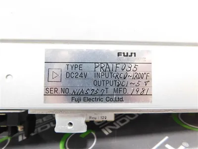 Fuji Electric PRAIF035 Input Output Module DC 24V Used