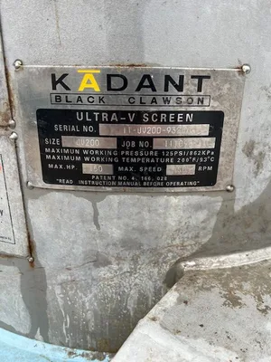 USED Black Clawson Kadant UV200