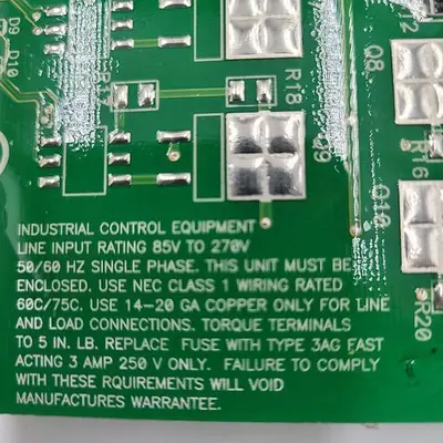 USED INDUSTRIAL CONTROL EQUIPMENT INDUSTRIAL CONTROL EQUIPMENT DCT606 CONTROL BOARD - IP26856E17X / FVN 1.0.02 0388 / 52HN