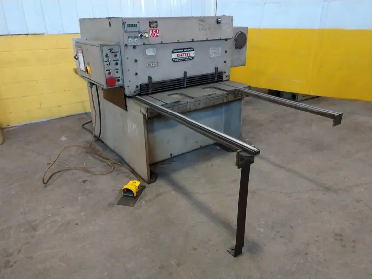 Used GATTI _UNKNOWN_ Power Squaring Shears (Inch) Ohio US | Yoder Brothers machinery #92046