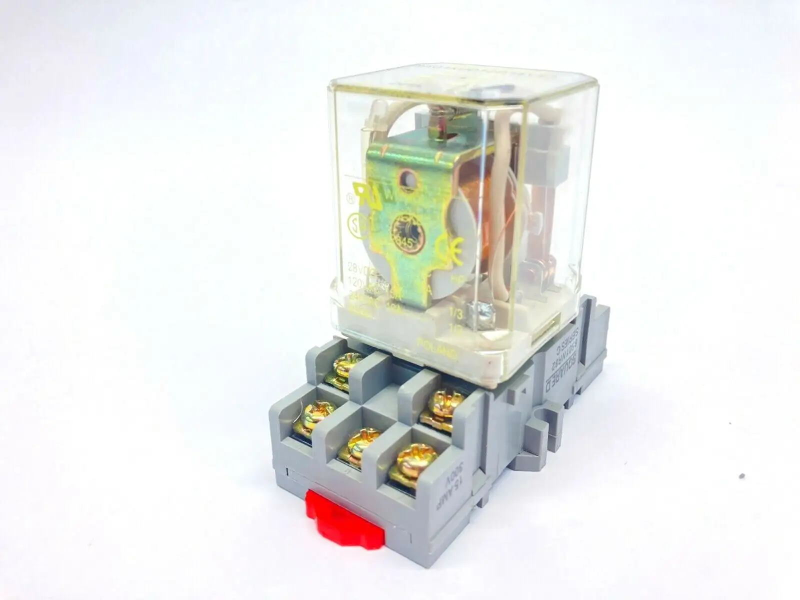 8501NR82,8501KUD12P14V53 | Square D 8501NR82 Ser C Relay Socket w/ 8501KUD12P14V53 Relay - New – Open box