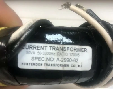 USED HUNTERDON TRANSFORMER A-2990-62